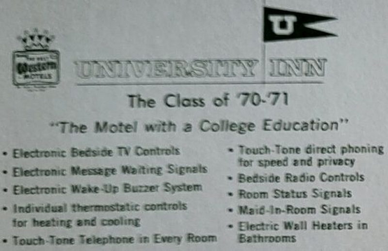 University Inn - Vintage Motel (newer photo)